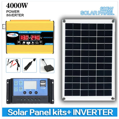 Complete Solar Panel Kit With Battery And Inverter