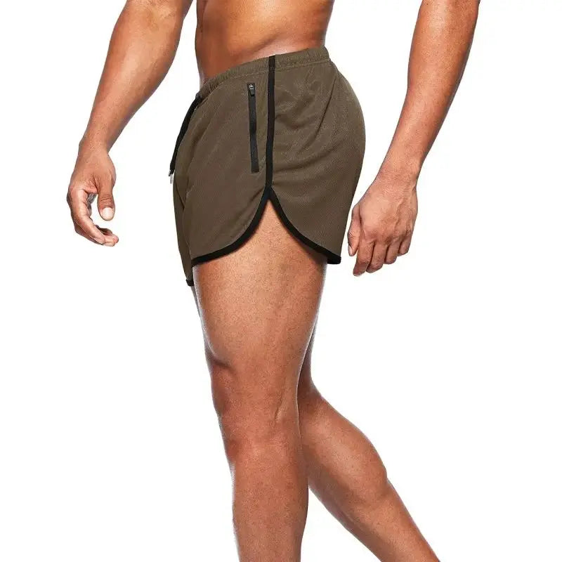 Men’s Breathable Mesh Gym Shorts – Summer Fitness & Casual Sport Shorts