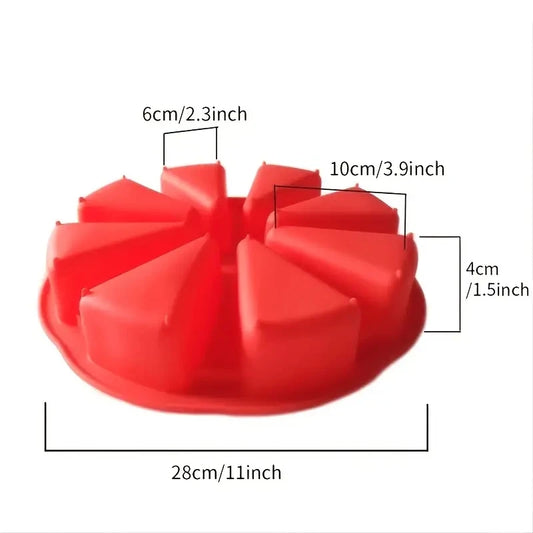 8-Grid Non-Stick Silicone Bread Baking Mold