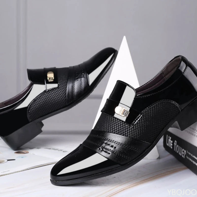 Mocassins d'affaires en cuir PU pour hommes