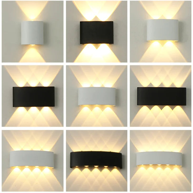 Wasserdichte LED-Wandleuchte für den Außenbereich