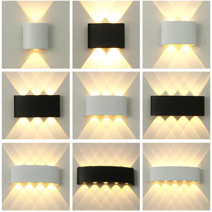 Wasserdichte LED-Wandleuchte für den Außenbereich