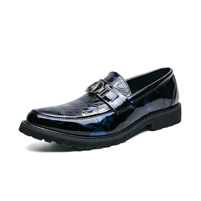 Chaussures formelles en cuir véritable pour hommes