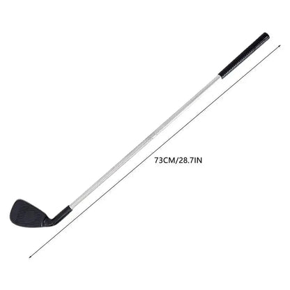 Putter de golf long argenté détachable – Club de putting durable en plastique et métal