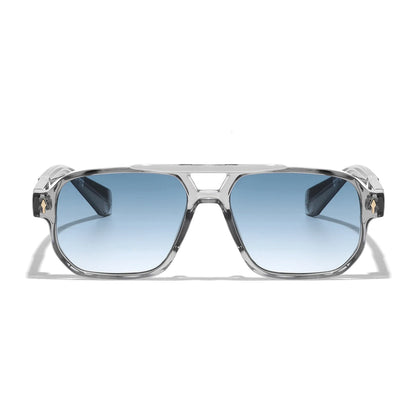 Men's Retro UV400 Transparent Frame Sunglasses