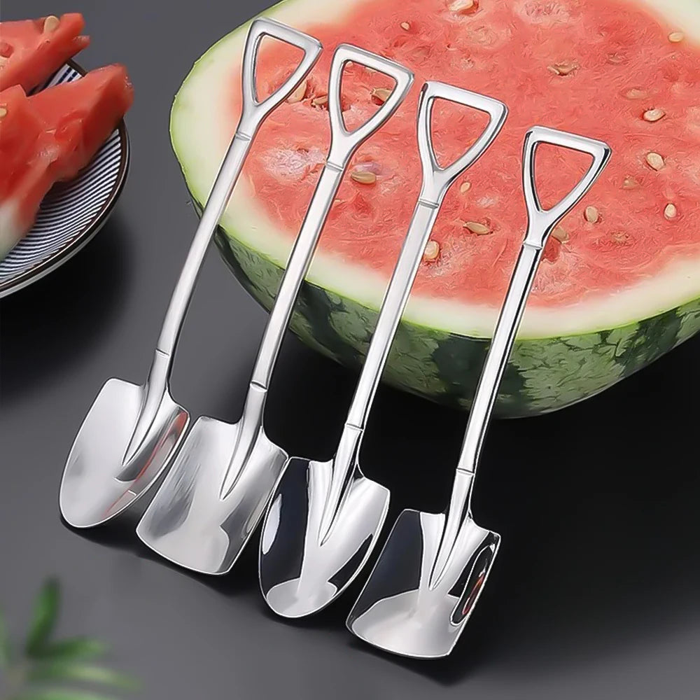 Stainless Steel Shovel Spoons Cutlery Set
