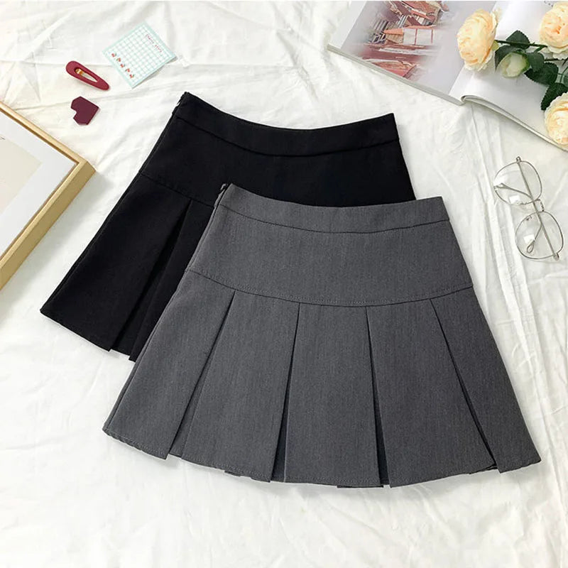 Elegant GIDYQ High Waist Mini Skirt