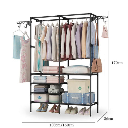 Einfache Montage-Garderobe – multifunktionaler Kleiderbügel