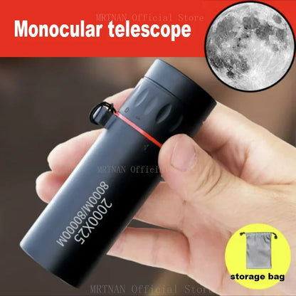 Mini tragbares 2000x25 HD Monokular-Teleskop - Handy-Teleskop
