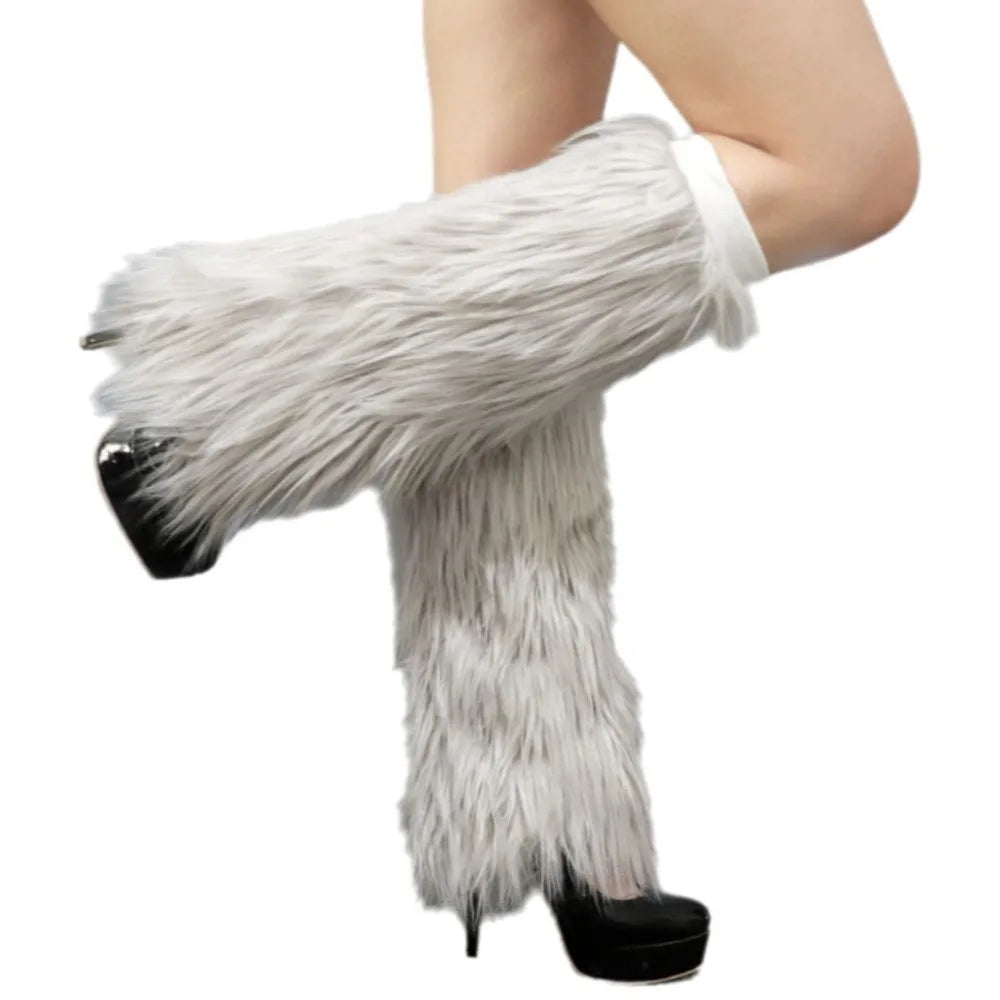 Women's Furry Leg Soft Faux Fur Boots