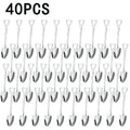 Silver-Pointed-40PCS