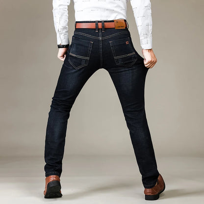 Jeans de costume d'affaires classique pour hommes