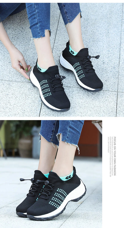 Women's Autumn Fashion Platform Sneakers