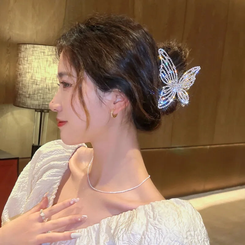 Pearl Butterfly Hair Clip