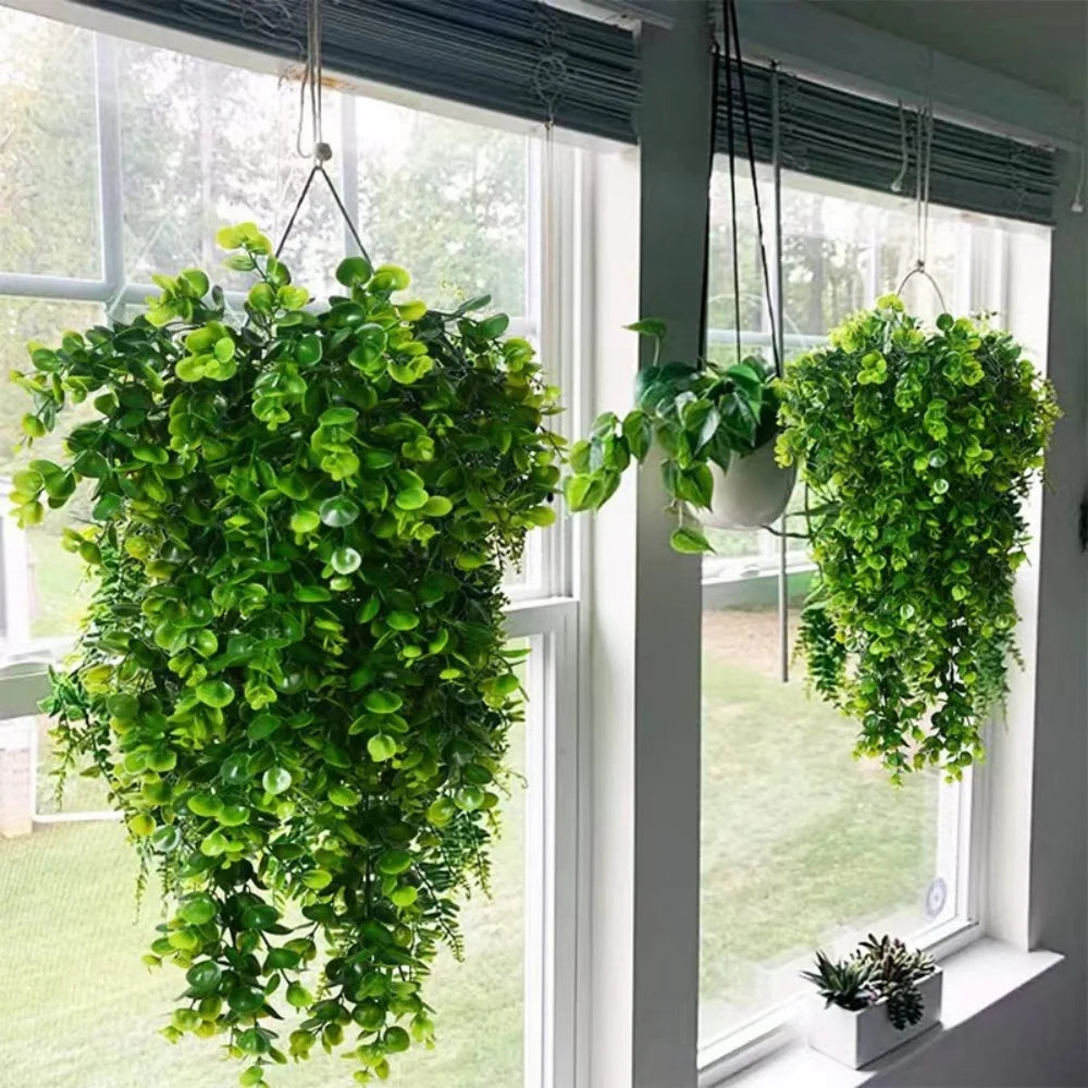 Artificial Persian Fern Hanging Fake Leaf Wall Decor