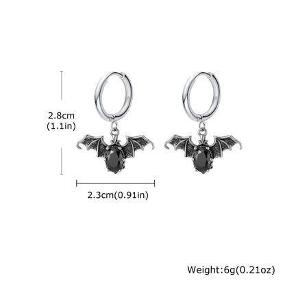 Herren-Ohrstecker-Set aus Edelstahl