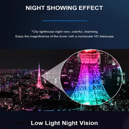 Mini tragbares 2000x25 HD Monokular-Teleskop - Handy-Teleskop