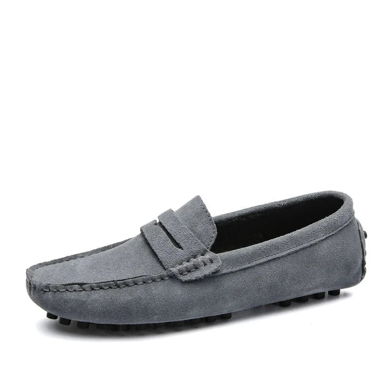 High-Quality Large Size Men's Leather Loafers