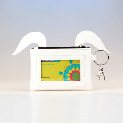 Personalisierter 3D-Karten-Geldbörsen-Schlüsselanhänger für Damen