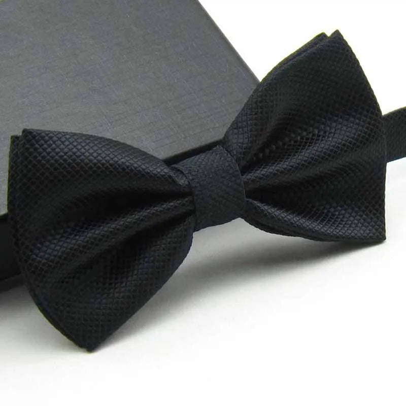 Men's Lightweight Solid Color Butterfly Bow Tie
