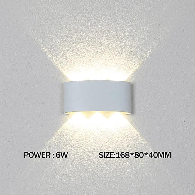 Wasserdichte LED-Wandleuchte für den Außenbereich
