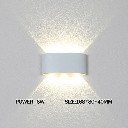 Wasserdichte LED-Wandleuchte für den Außenbereich