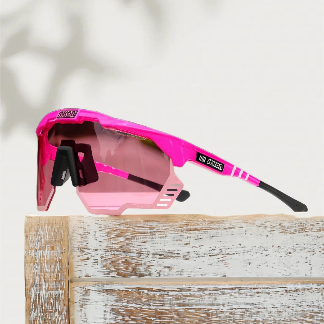 Unisex UV400 Photochromic Cycling Sunglasses