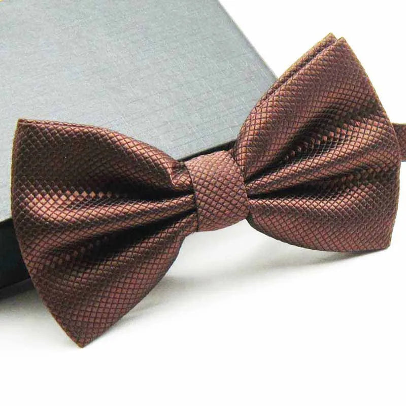 Men's Lightweight Solid Color Butterfly Bow Tie
