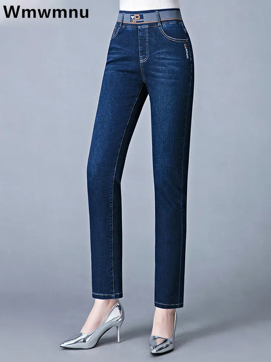 Lässige, lockere Vintage-Denim-Jeans für Damen