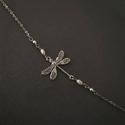 Charm-Fußkettchen „Little Dragonfly“ für Damen