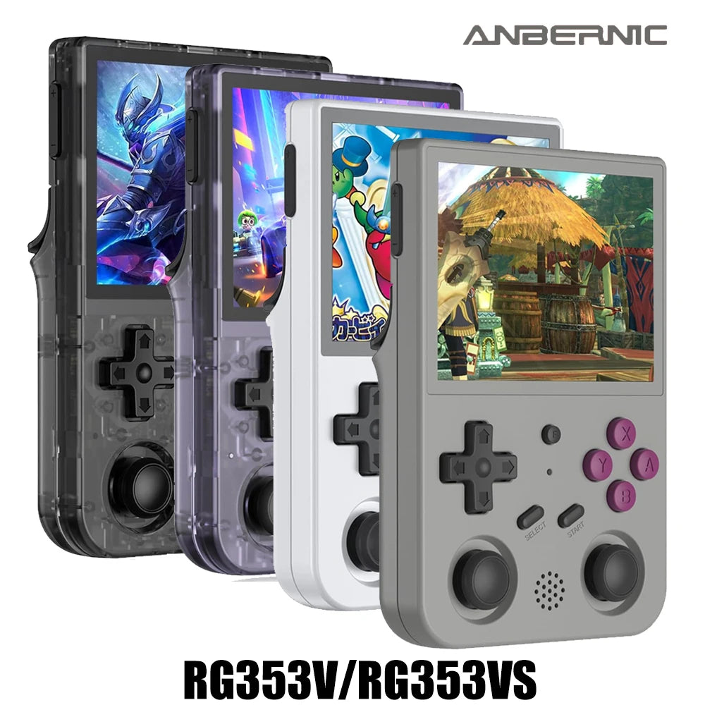 RG353V RG353VS Retro Handheld Game Linux Supports 5G WiFi 4.2 Bluetooth Online Fighting,Streaming and HDMI-compatible