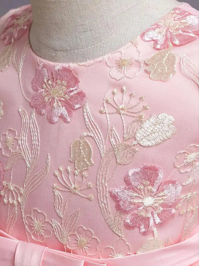 Robes d'été mi-longues pour filles de 4 à 6 ans