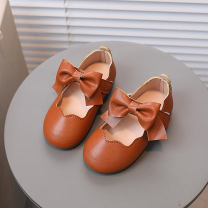 Girl's Bowknot Shallow Flat Shoes