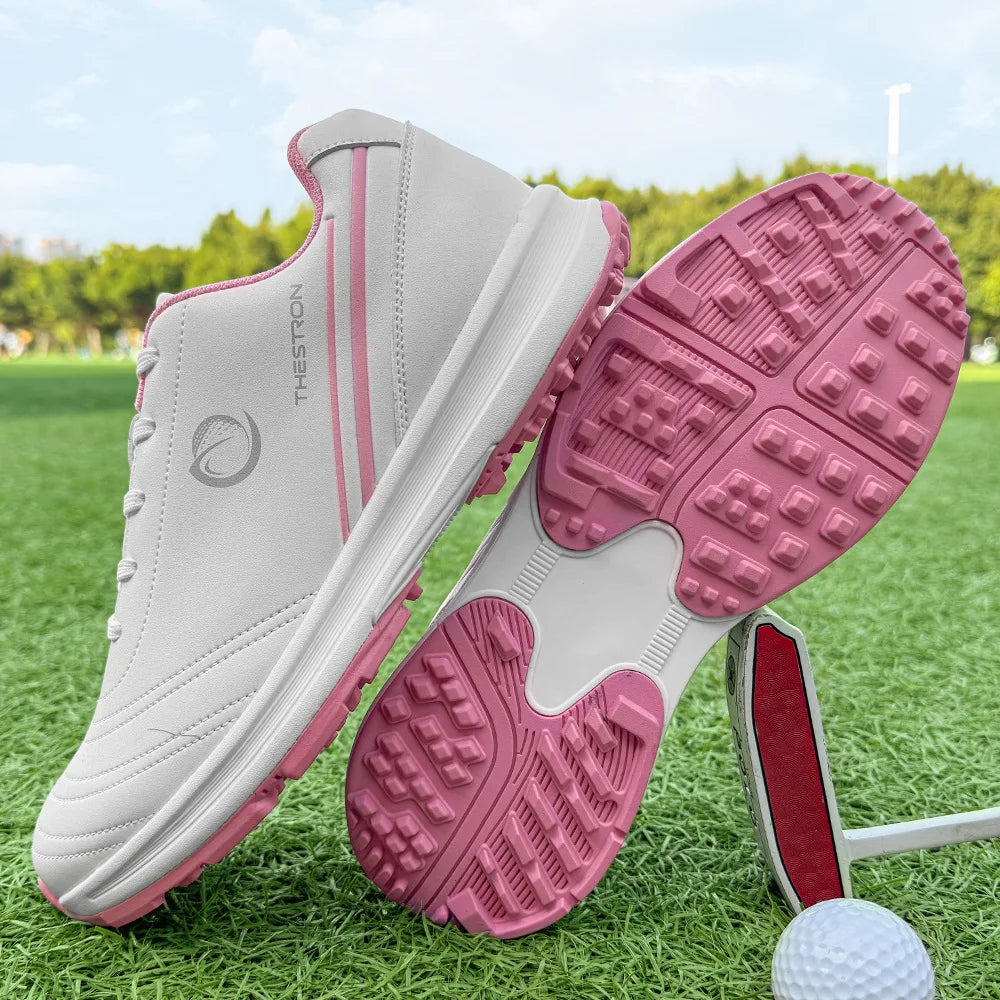 Women’s Spikeless Golf Shoes – Lightweight Waterproof Walking Golf Sneakers