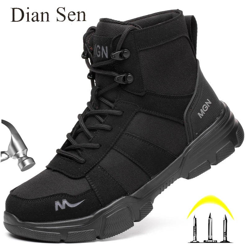 Indestructible Safety Shoes - Men Non Slip Work Shoes