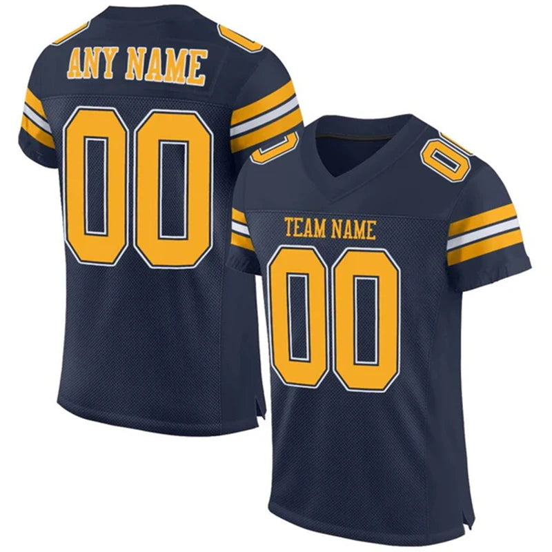 Atmungsaktive Kurzarm-Tops für Herren – American-Football-Uniform 