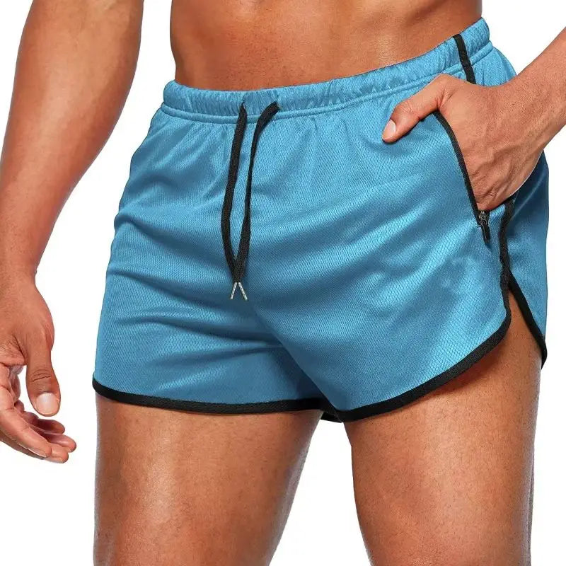 Men’s Breathable Mesh Gym Shorts – Summer Fitness & Casual Sport Shorts