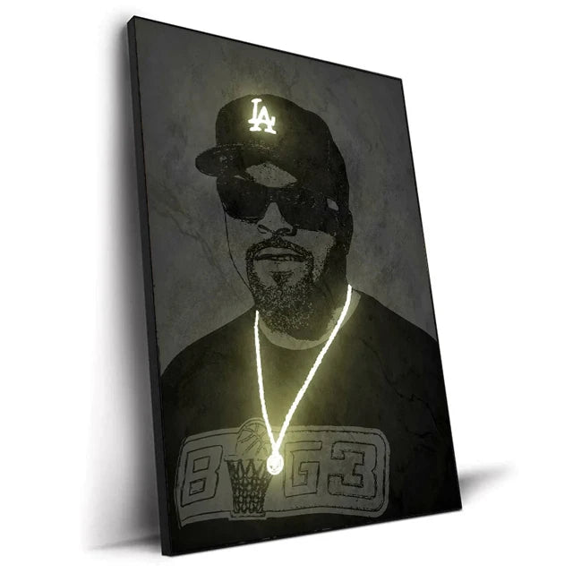 Hip Hop Singers Abstract Wall Art Paintings