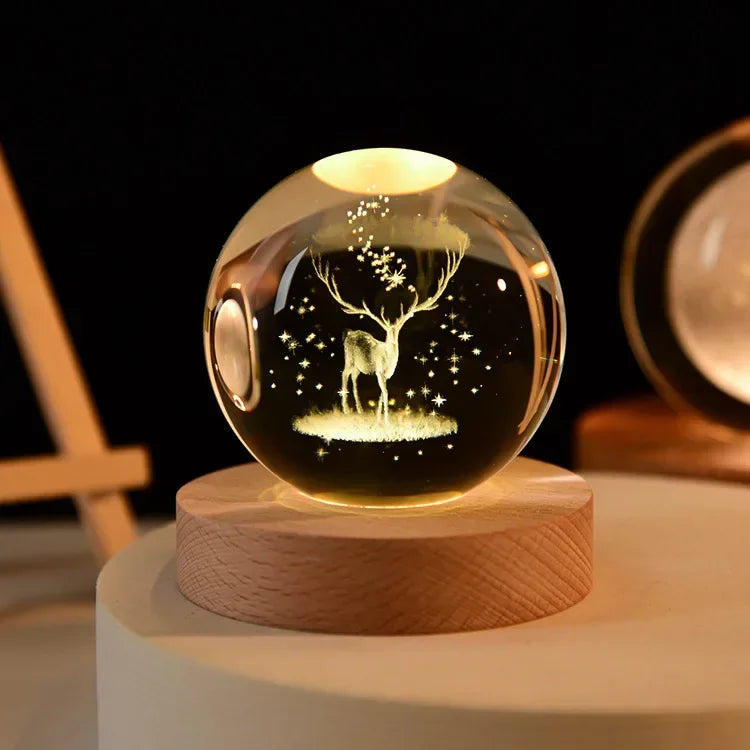 3D-Kristallplaneten-Nachtlicht-Astronomie-Globus