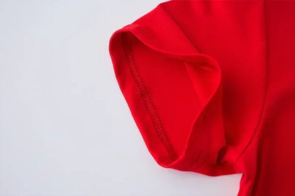 Niedliche Kurzarm-Outfits aus Baumwolle mit Cartoon-Print für Kinder