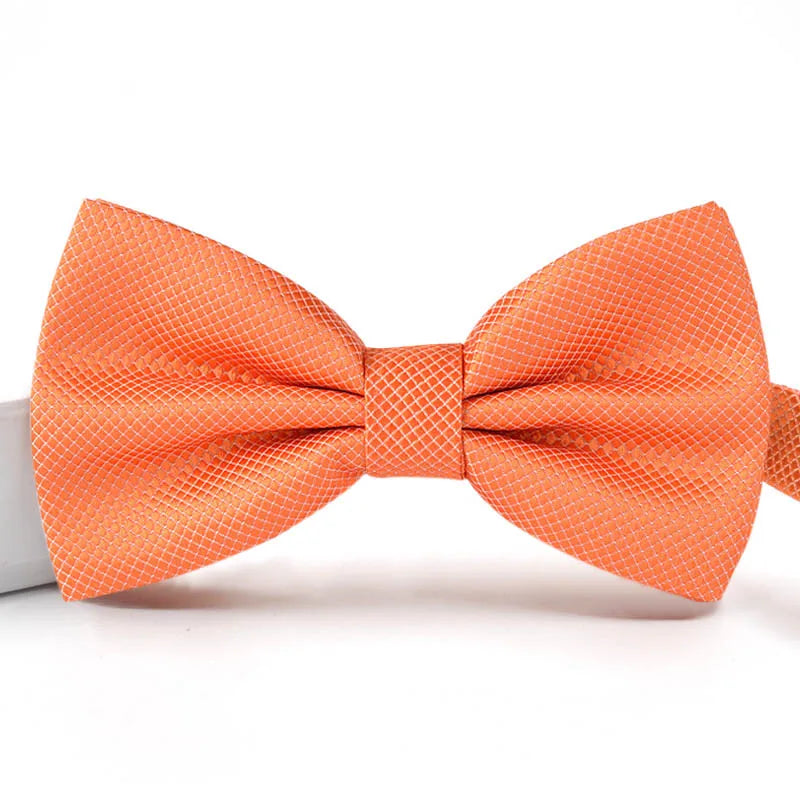 Men's Lightweight Solid Color Butterfly Bow Tie