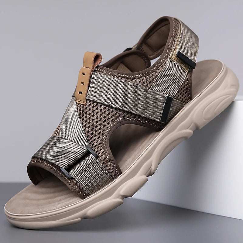 Men's Beach Sandals Non-Slip Casual Slippers – Lightweight Summer Flat Comfort Walking Shoes