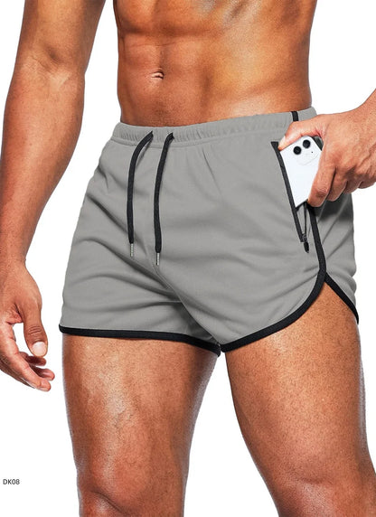 Men’s Breathable Mesh Gym Shorts – Summer Fitness & Casual Sport Shorts