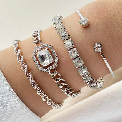 Crystal Shiny Adjustable Bracelets for Women