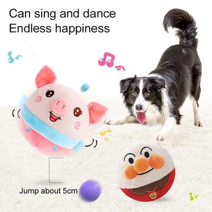 Balle électronique pour chien - Jouet balle rebondissante pour animaux de compagnie