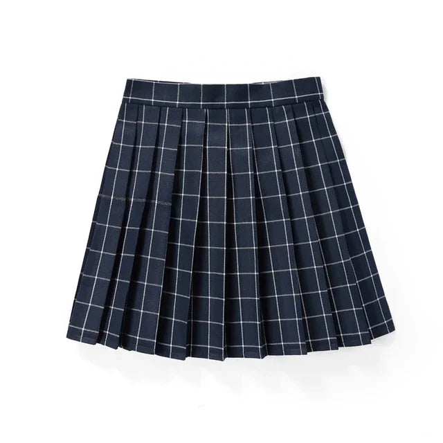 Jolie mini-jupe à carreaux Harajuku