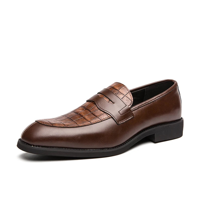 Low Heel Men's Casual Loafers