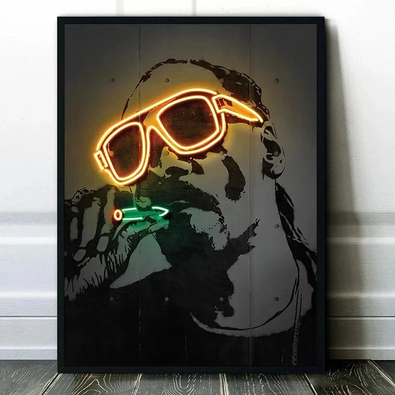 Hip Hop Singers Abstract Wall Art Paintings