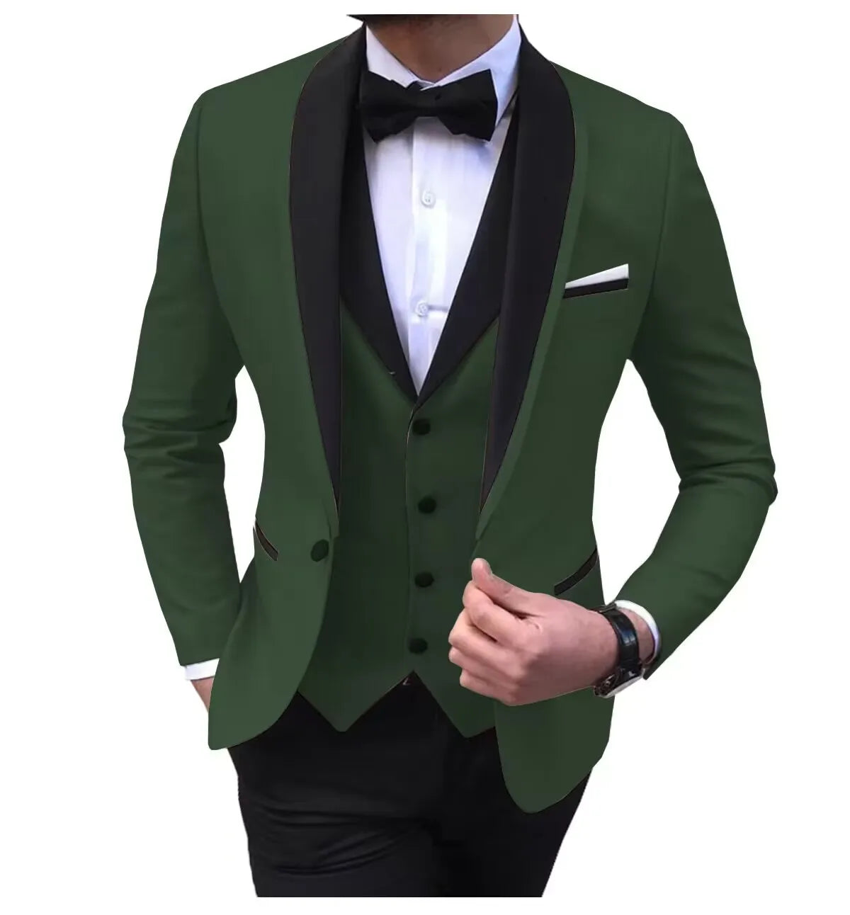 Costume de mariage slim 3 pièces pour hommes