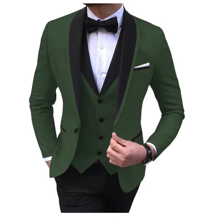 Costume de mariage slim 3 pièces pour hommes